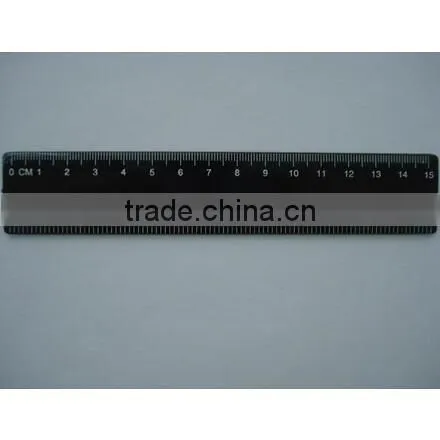 High quality transparent 30cm unfolding plastic ruler for school and office