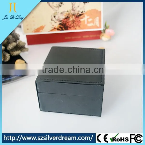 Watch gift box hot sale square watch box with pillow box watch wooden watch box