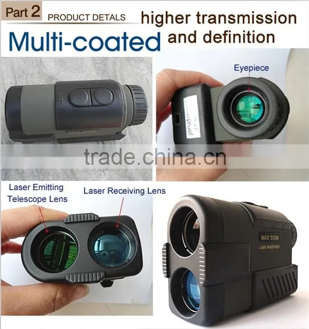 Monocular Rangefinder Scope Distance Detecting and Speed Detecting