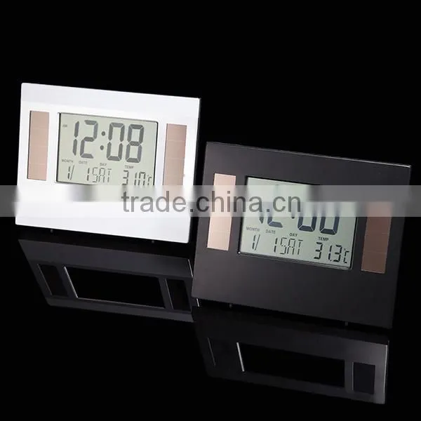 2016 hot sale time and logo sky projection LCD digital clock