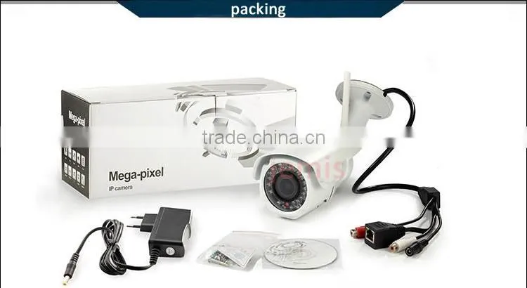 2015 Promotion Wireless Wifi IP Camera Bullet Outdoor Waterproof IP65 Degree 760/960/1080P Option