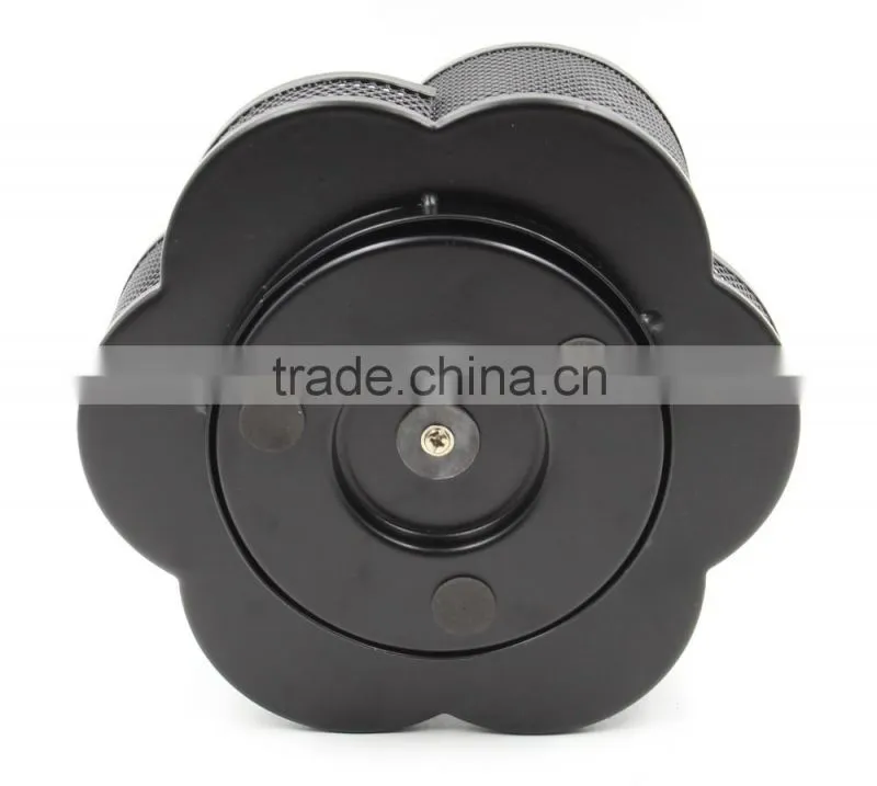 China factory made desktop fancy custom rotating metal mesh pen holder