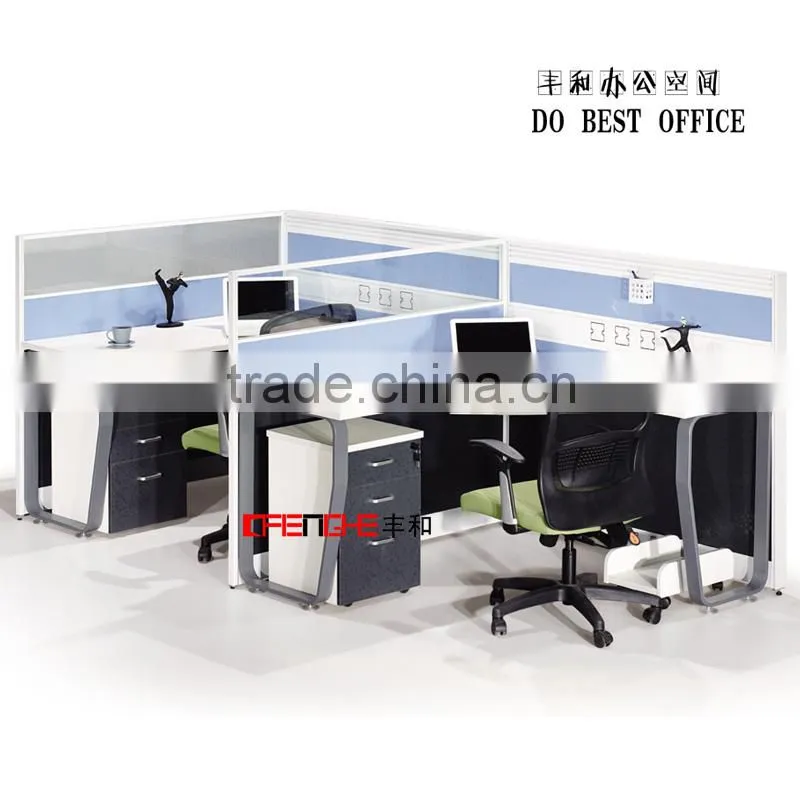 2 people office workstation cluster