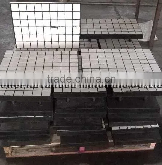High impact wear resistance rubber ceramic liner for ball mill,chute and pipe,alumina ball,brick