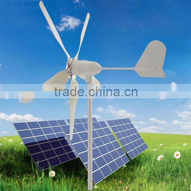 wind and solar hybrid system 150w wind turbine