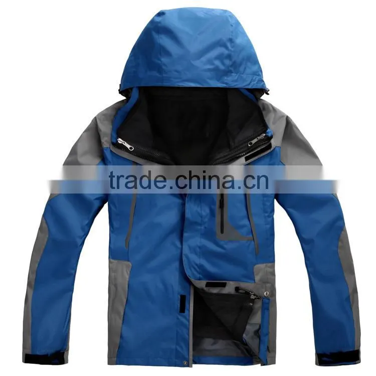 High quality softshell custom windbreaker jacket with hood
