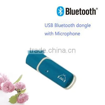 Mini usb audio bluetooth receiver with microphone