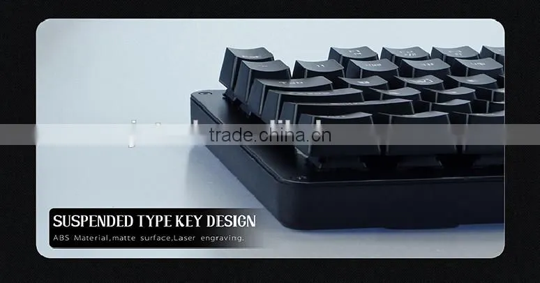 led backlight metal gaming mechanical keyboard