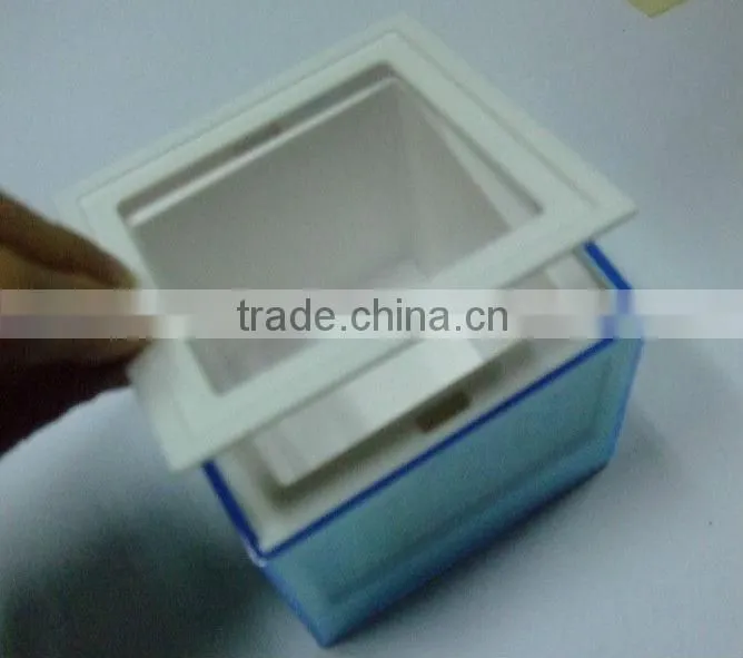 kids mini plastic pen holder alarm clock