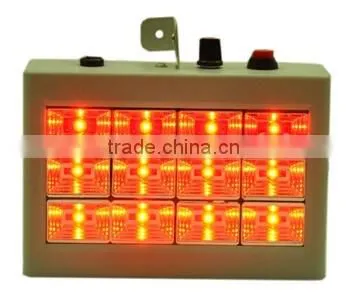 12pcs*1W R/G/B/RGB Plastic housing LED disco party Strobe Light