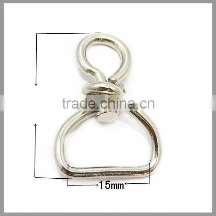Fashion Carabiner Metal Swivel Hooks For Safety Bags