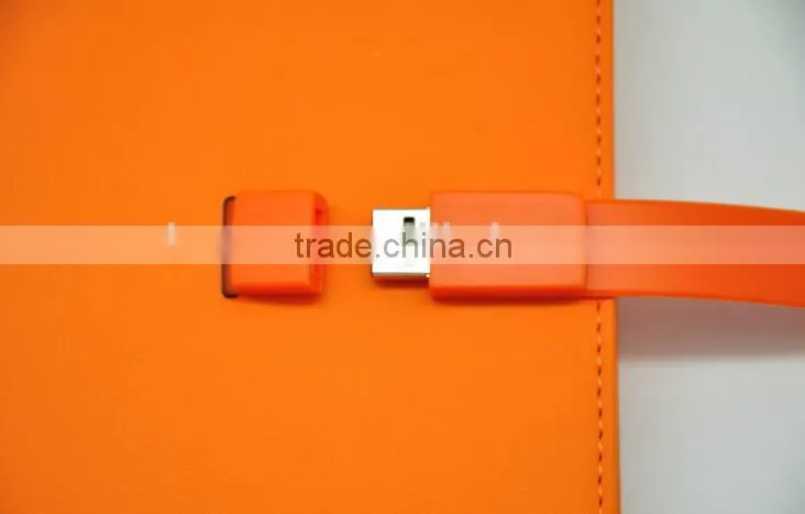 Diary with usb for promotional event embossing your logo on diary usb