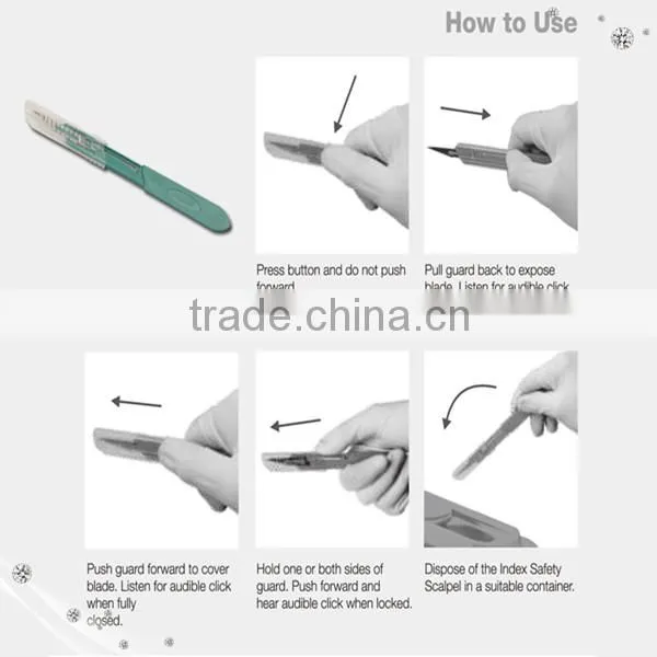sterile surgical blades/buy surgical scalpel/scalpel sterile