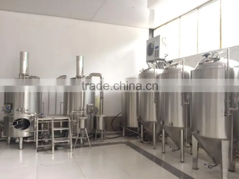 500l stainless steel beer equipment with CE ISO9001 craft beer micro brewery