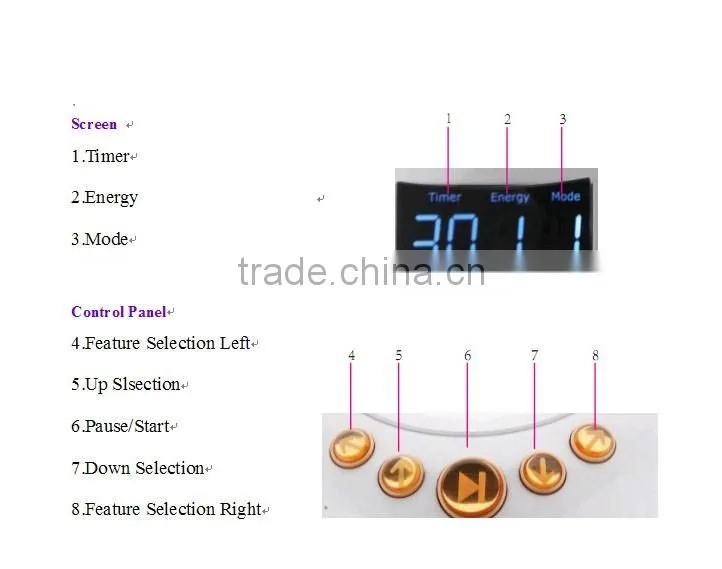 non-invasive skin ventilator devices facial and body radio frequency scanner machine for home
