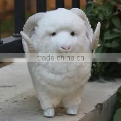 stuffed mini sheep figurines resin animal toy