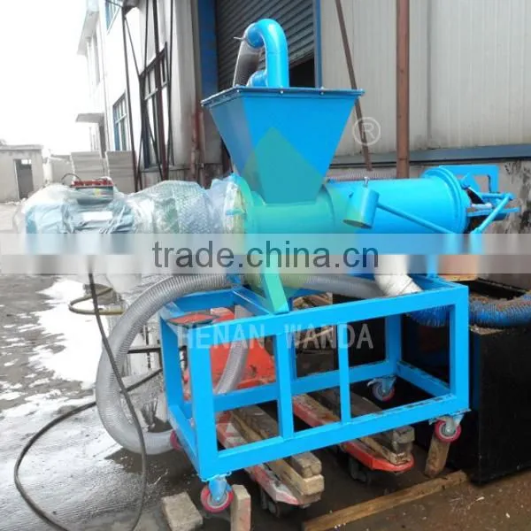 Screw type cow manure dewater press machine for cesspool