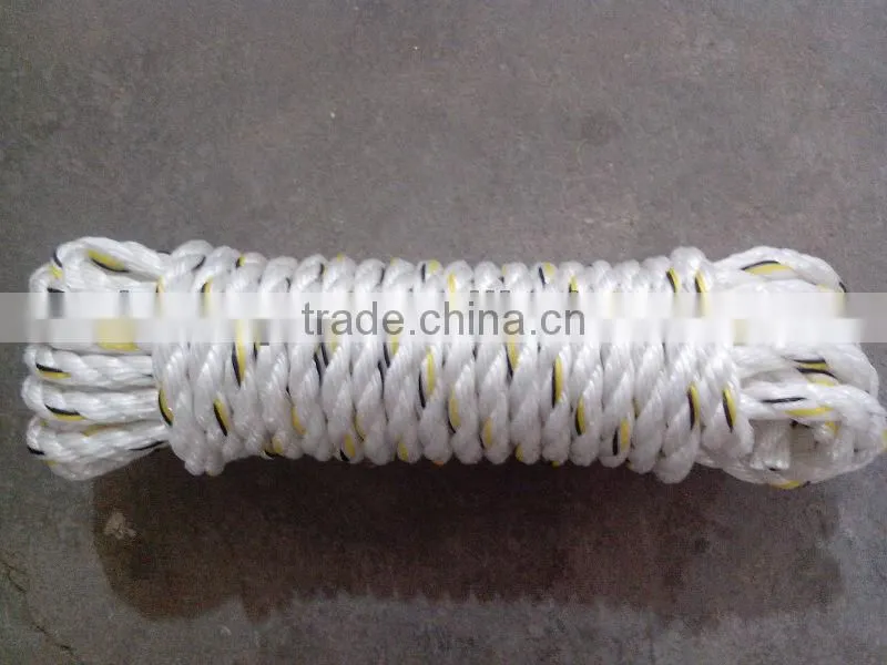 China supplier pp 3-strand twist rope