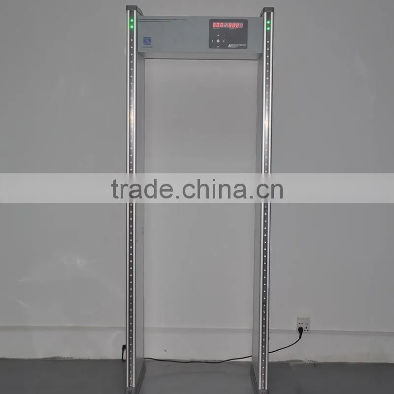 2016 Best fashion walk through metal detector gate with 6 zones.cheap walk through metal detector