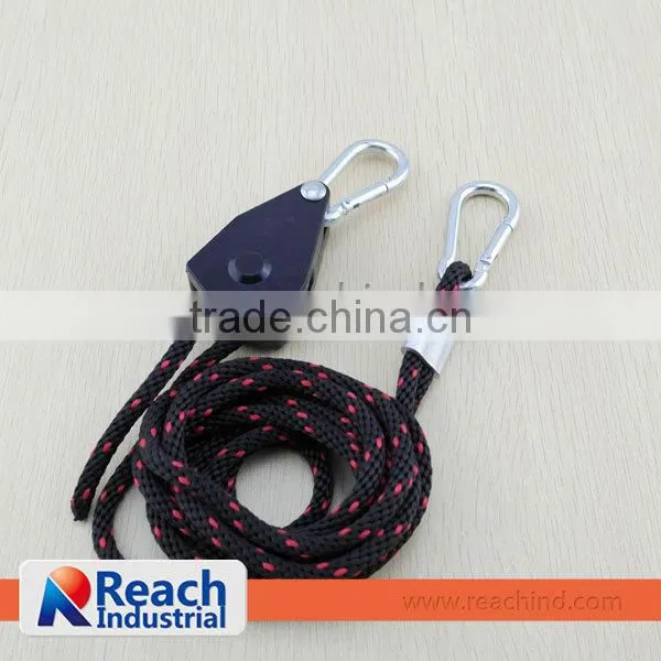 1/4" Metal Pulley Rope Ratchet Hangers