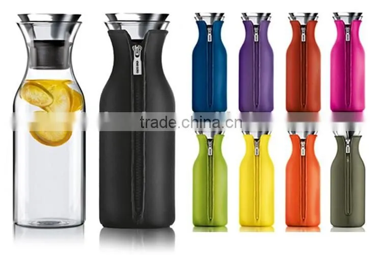 Glass Water Pitcher decanter with glass cup set