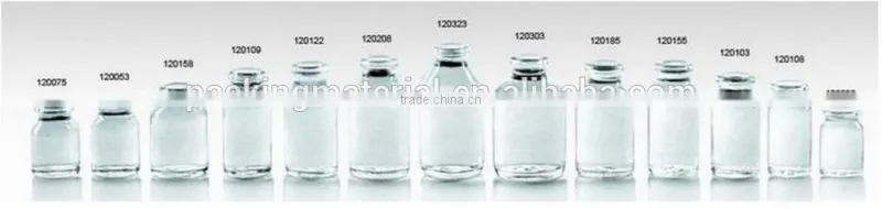 7ml clear moulded glass vial 8ml 100ml