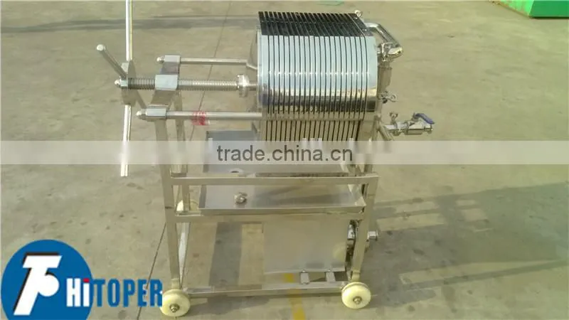 Filtering and purifying treatment system ,round cotton cake filter press