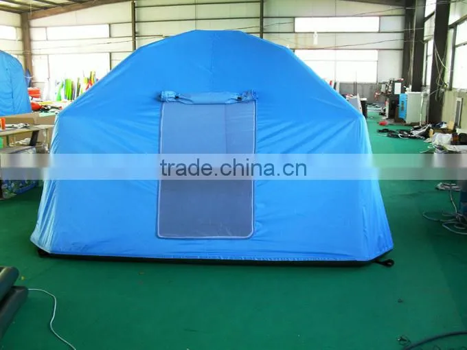 (ce) Korea pvc flexible inflatable camping tent