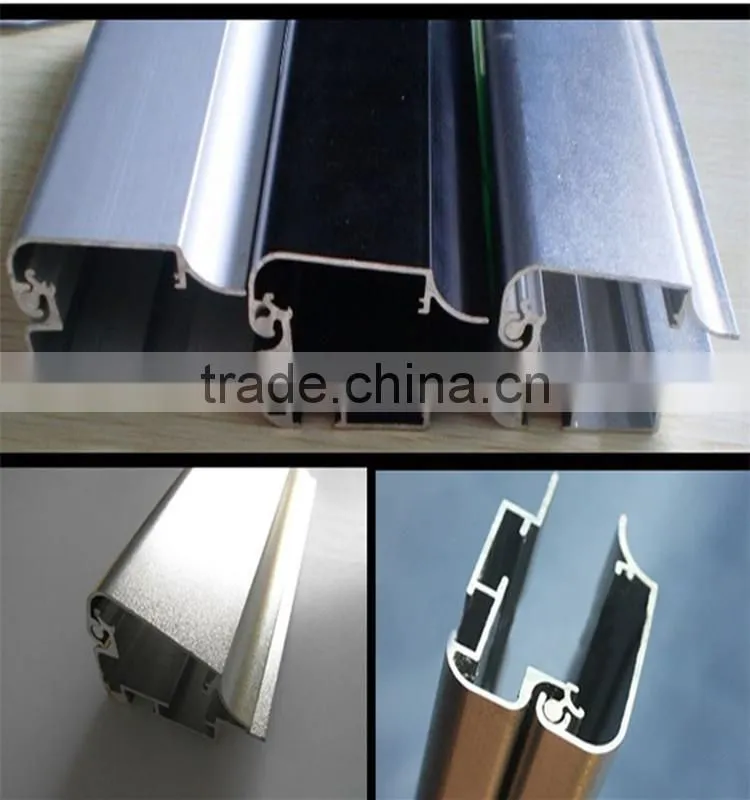 Colored anodized aluminum profile for led sign