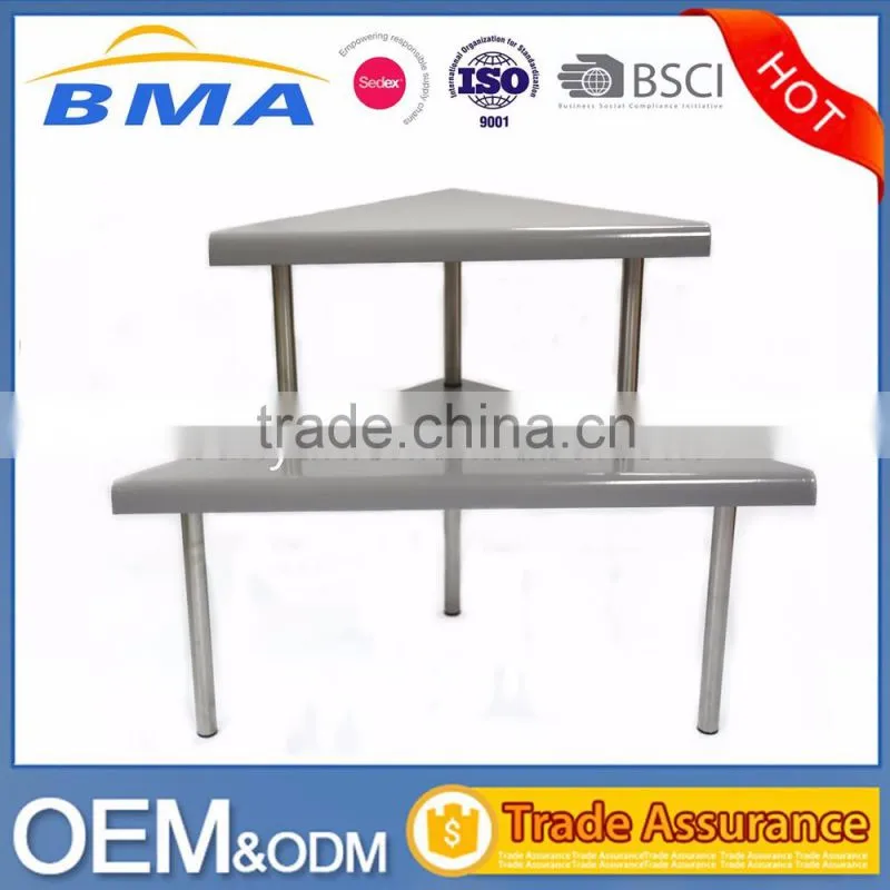 China Factory Kitchen and Home Stainless Steel Corner Storage Shelf