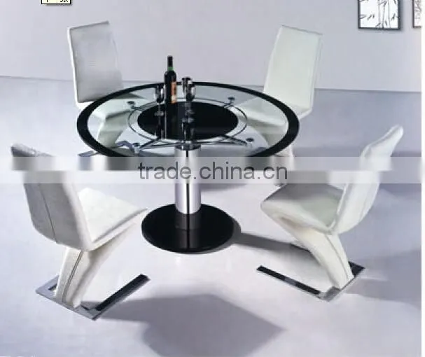 AH6603 luxury round dining table design 2014
