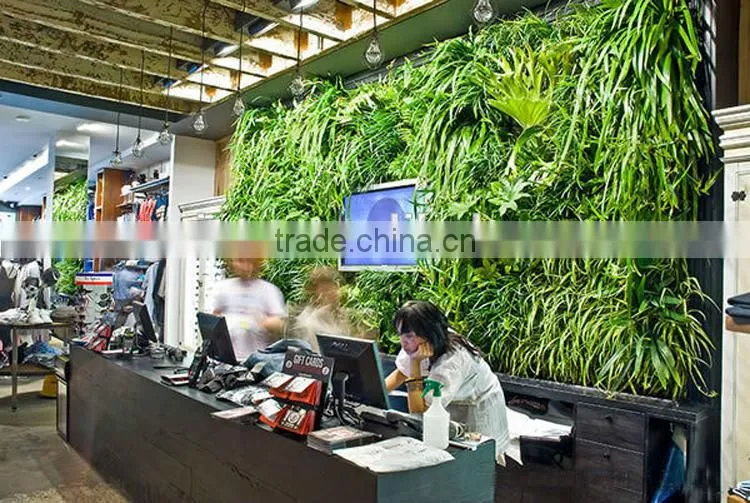 hot sale greenery wall artificial plant wall artificial fake wall hang plant