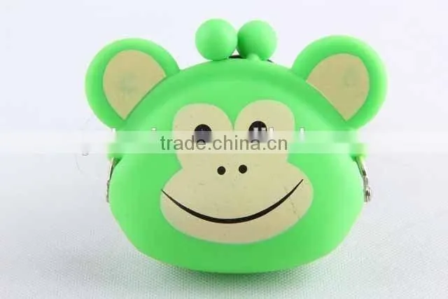 Monkey Design Silicone Purse/ Coin Purse