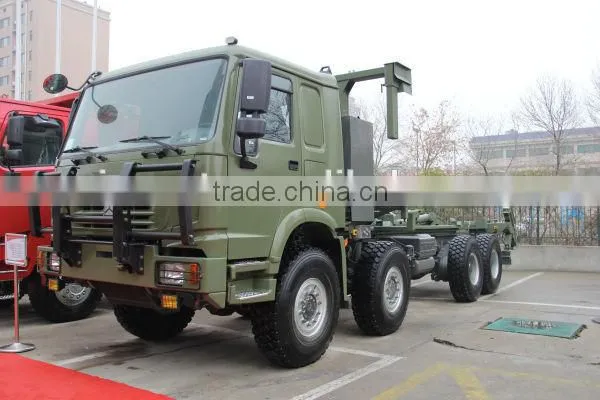 Sinotruk howo 8x8 all wheel drive cargo truck for sale