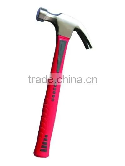 High quality Claw Hammer with fiberglass handle