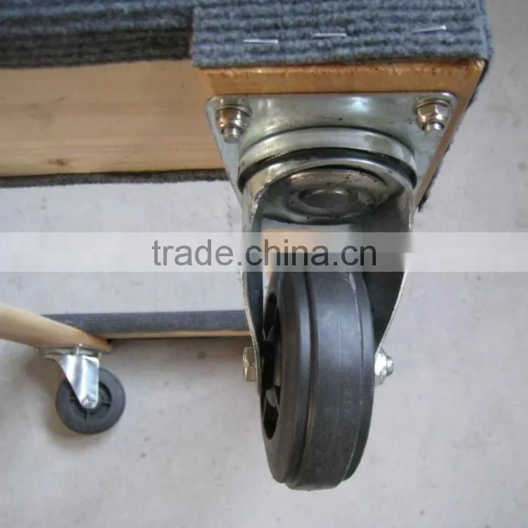 3" Solid Castor Wood Hand cart