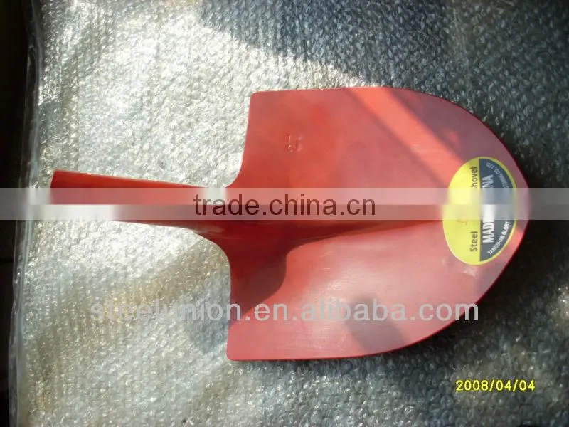Steel shovel spade