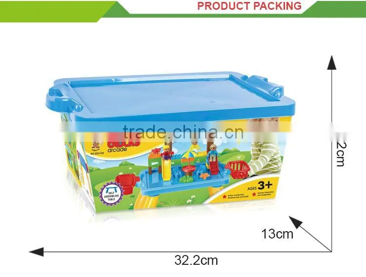 Hot sale intelligent plastic toys folding jigsaw puzzle table