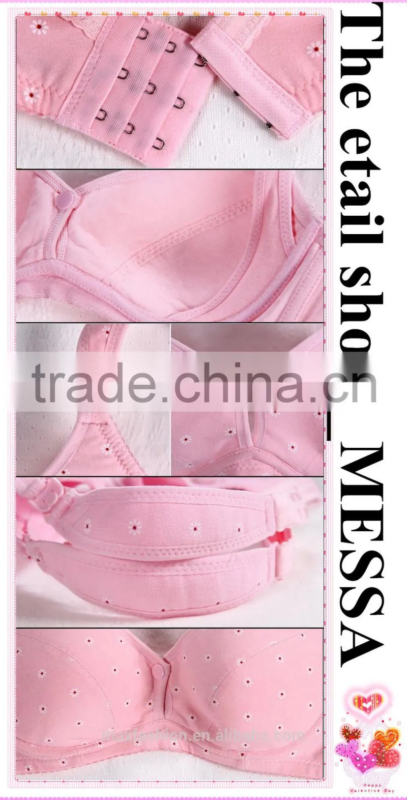 Healthy nursing bra hot sexi photo image and maternity colthes for breastfeeding woman to Wholesale with OEM Service