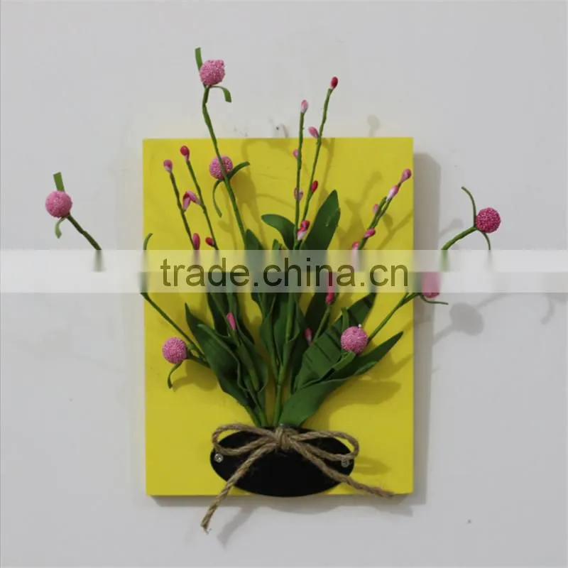 plush beautiful home decoration vases Wall decor Mural Flower simulation Valentine's Day gift and Wedding decoration