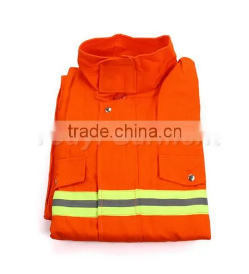 super quality long sleeve reflective fire fighting suit