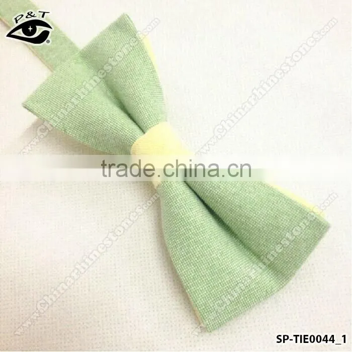 12x7CM Macaron Color Cotton Bow Tie Women assorted color bow tie