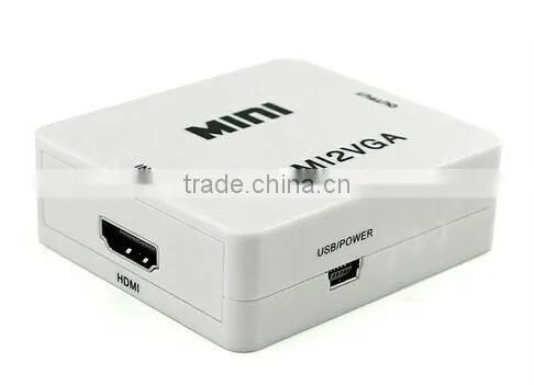 HDMI to Component Video mini hdmi to vga with audio converter