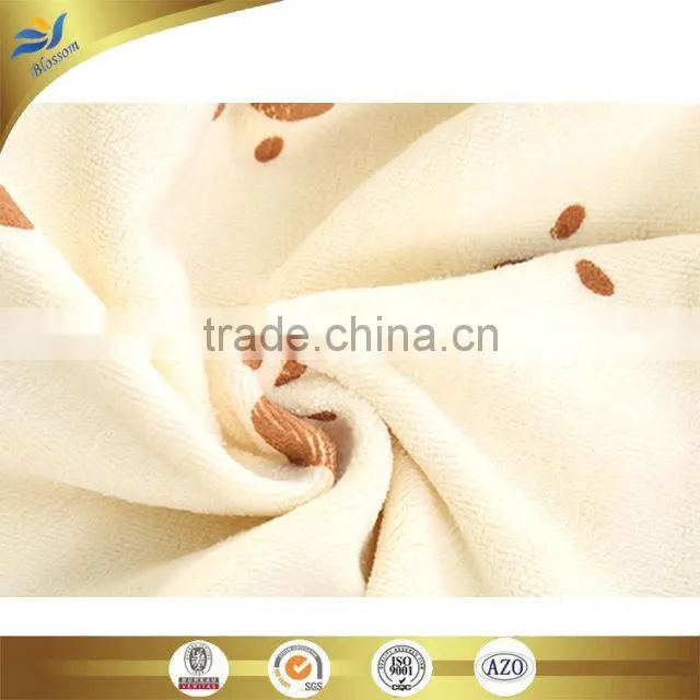 cheap microfiber reactive printed face towel for adults cartoon cat paw prints design brush face towel china supplier 35*75 cm