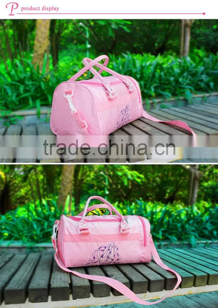 PS960 ballet dance crossbody bag pink waterproof ballet dance duffel bags for girls