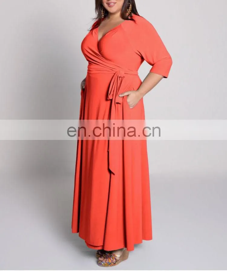 CHEFON Jersey 2016 evening dresses for fat ladies