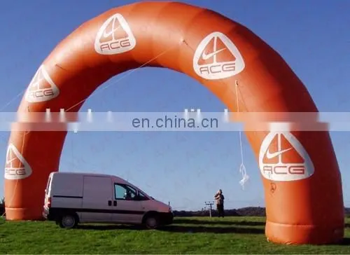 High orange inflatable arch for advertising/cheap inflatable circle arch for sale