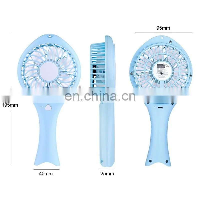 2017 Trending Products Mini Fan, Fish Baby USB Fan, Cartoon Outdoor Rechargeable Portable Fan
