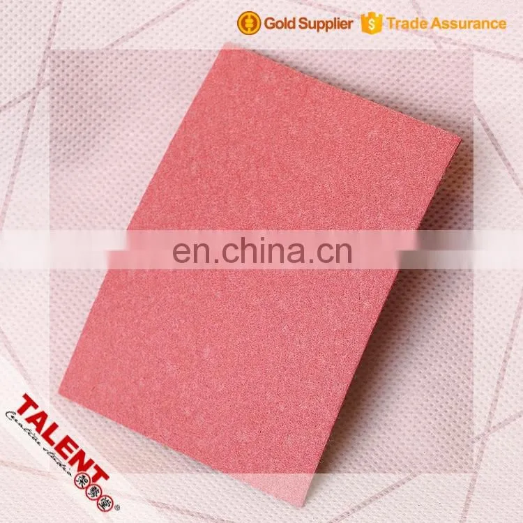 Custom thin cow skin hot stamping embossed pattern die cut shape leather label