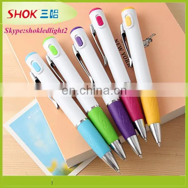 logo customized led Advertising projection pen
